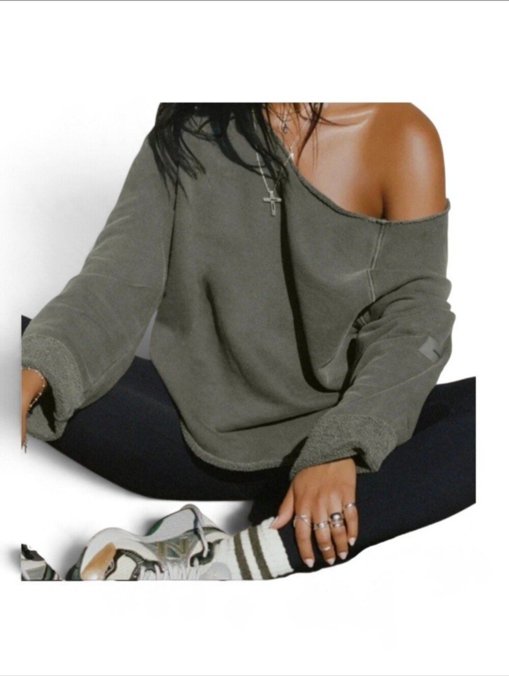 JOAH BROWN slouchy Sweatshirt